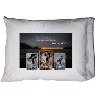Taie d’oreiller standard impression 9,5 x 13