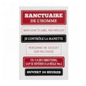 Plaque murale - sanctuaire de l'homme