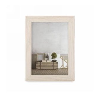 cadre 8×10 blanc et bois